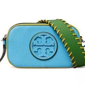 Tory burch blue azure mini edge Miller crossbody bag brand new